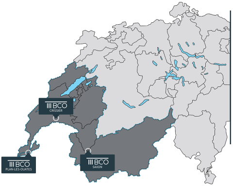 Carte adresses BCO